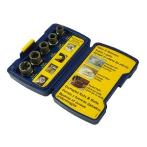 Irwin Bolt Grip base pultinirroitussarja 3/8" 5-osaa