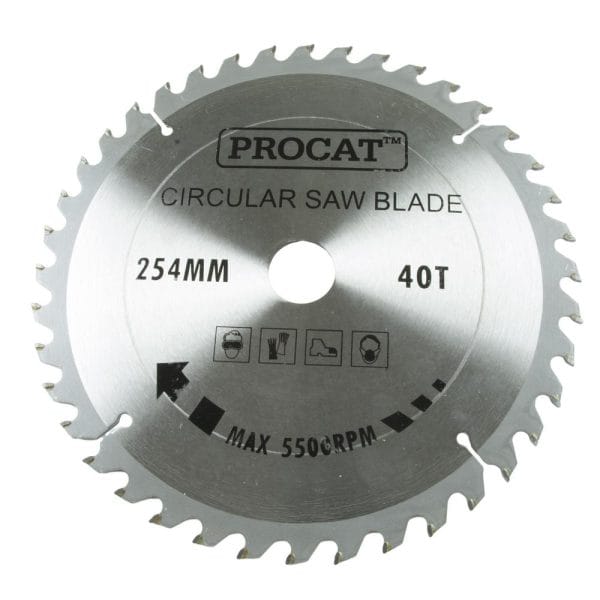 Procat Pyörösahanterä 254 x 40T  keskiö 30mm prikat 25