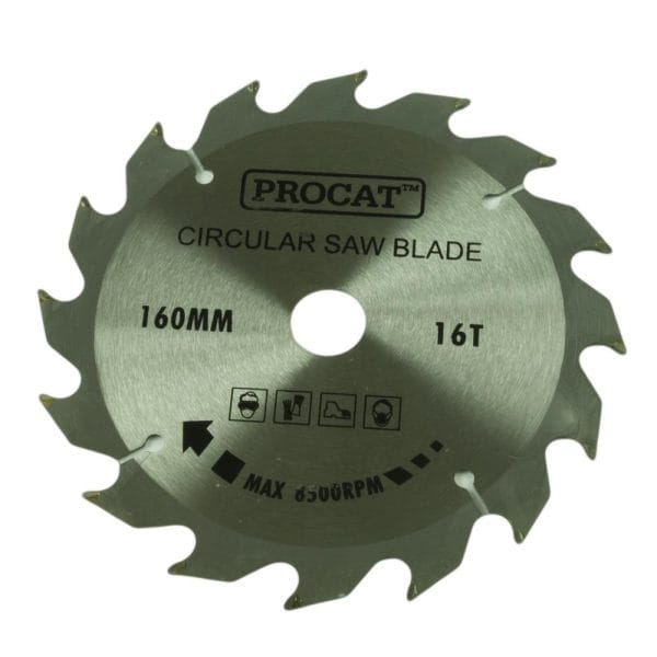 Pyörösahanterä Procat 160 x 16H  keskiö 20 prikka 16 mm