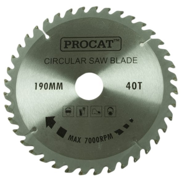 Pyörösahanterä Procat 190 x 40H  keskiö 30 prikka 16 mm