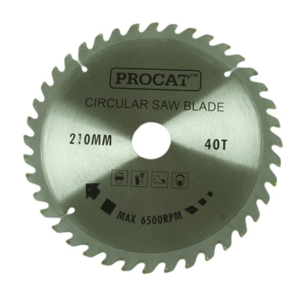 Procat Pyörösahanterä 210 x 40H  keskiö 30 prikka 16 mm