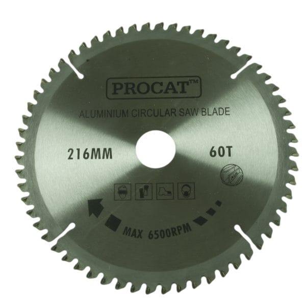 Pyörösahanterä Procat 216 x 60H  alumiinille