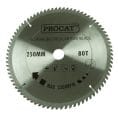 Pyörösahanterä Procat 250 x 80H  alumiinille
