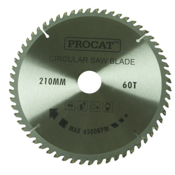 Procat Pyörösahanterä 210 x 60T  keskiö 30mm