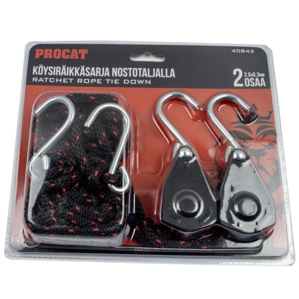 6.3 mm x 2.5 m 2 kpl / paketti