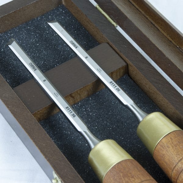 Viistotalttasarja Narex 6 mm puulaatikossa 2 kpl / paketti