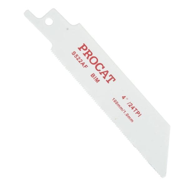 Puukkosahanterä S522AF 3 kpl metallille 100 mm 24 tpi