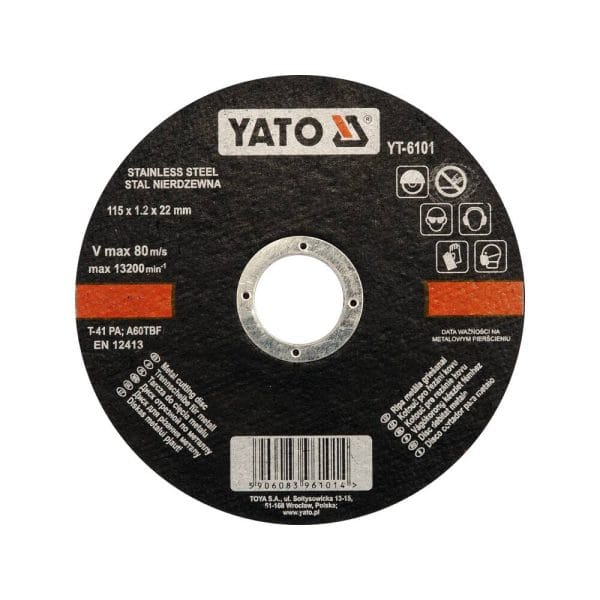 Yato Katkaisulaikka rosterille / metallille 115 x 1.2 mm 5 kpl