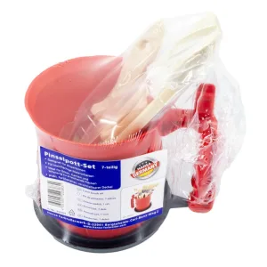 Sivellinsarja kannellisessa purkissa myyntipakkaus