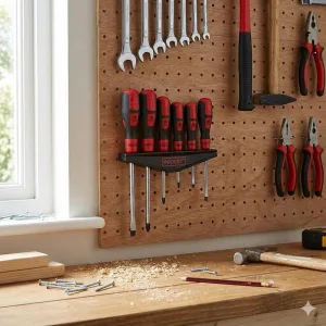 Procat Ruuvimeisselisarja 6-os seinätelineellä kuvituskuva