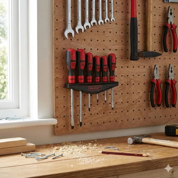 Procat Ruuvimeisselisarja 6-os seinätelineellä kuvituskuva