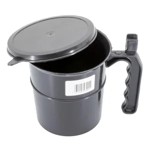 Maaliastia 0.5L kahvalla + kansi