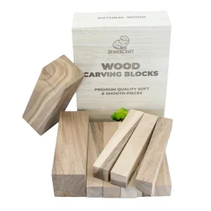 BeaverCraft Aihio kaivertamiseen pähkinäpuu 10 kpl / pkt