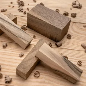 BeaverCraft Aihio kaivertamiseen pähkinäpuu kuvituskuva