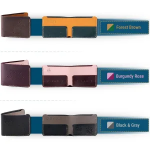 BeaverCraft Nahkalompakko ruskea DIY sarja vaihtoehdot