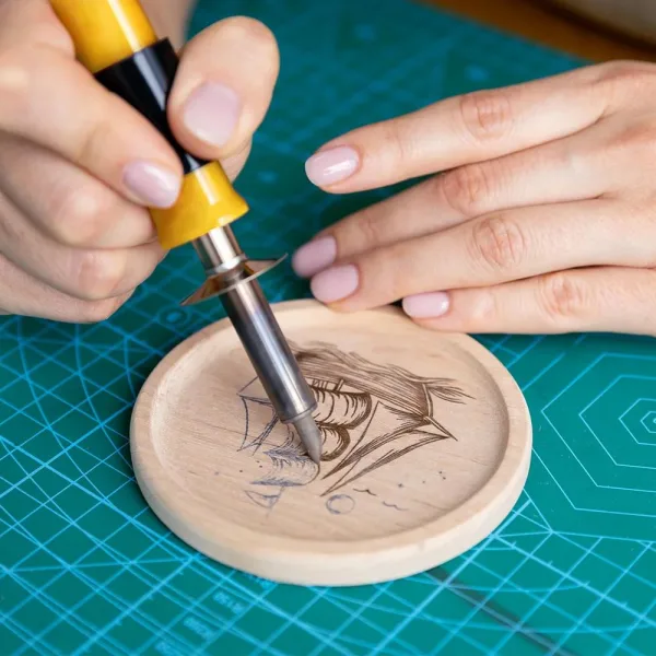 BeaverCraft lasinalunen DIY polttopiirustussarja kuvituskuva