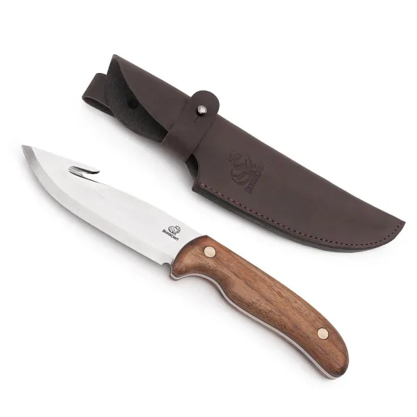 BeaverCraft Kalastuspuukko GTK1  250 mm pähkinäpuu + kotelo