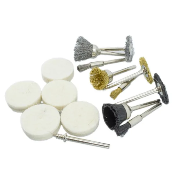 Procat Minihiomakoneen harja- ja kiillotussarja 15-os