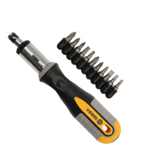 Vorel Räikkäruuvimeisselisarja   12-os magneettinostimella