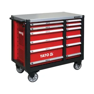 Yato Työkaluvaunu 12-laatikkoa   renkailla 600 kg terästasolla