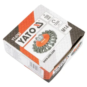 Yato Pyöröharja M14 100 mm RST punottu myyntipakkaus