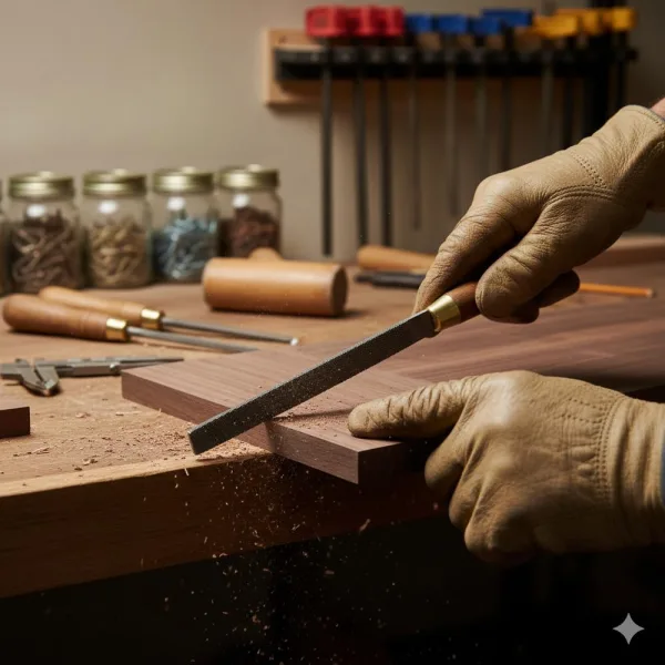 Puuraspisarja Narex 200 mm Fine Cut kuvituskuva