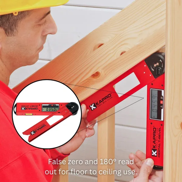 Digitaalinen kulmamitta Kapro kuvituskuva