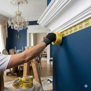 Blue Dolphin Maalarinteippi Washi kaikille pinnoille 60PV kuvituskuva