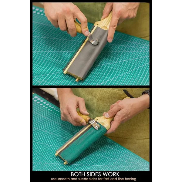 BeaverCraft Nahkastroppi lusikkaveitsille