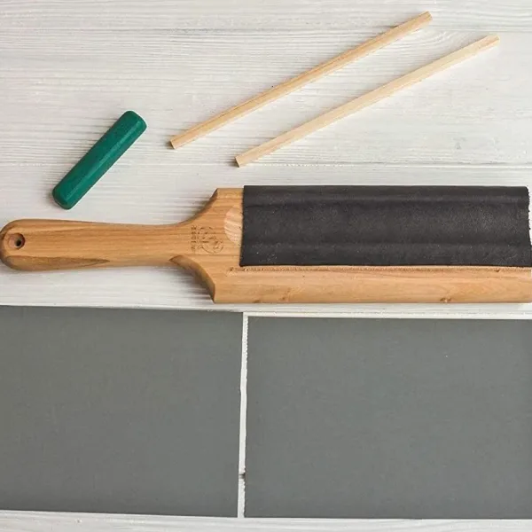 BeaverCraft Nahkastroppi lusikkaveitsille