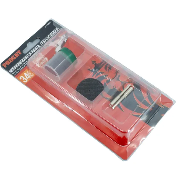 Procat Minihiomakoneen hionta-/katkaisusarja myyntipakkaus