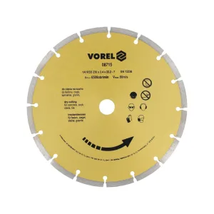 Vorel Timanttilaikka 230 mm segmentoitu