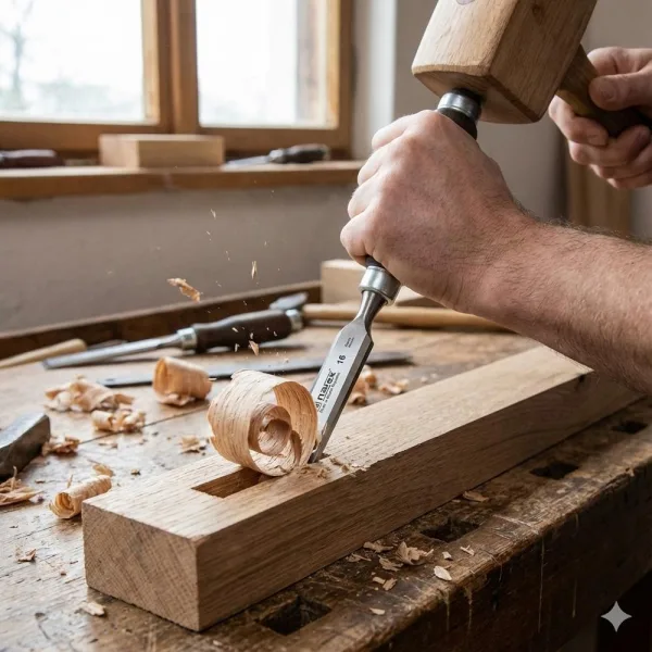 Puutalttasarja Narex PROFI 4 osaa 8-10-16-32 mm kuvituskuva