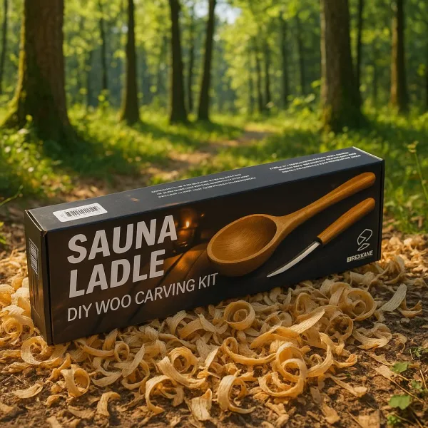 BeaverCraft Kaiverrusveitsisarja löylykauha aloituspakkaus kuvituskuva