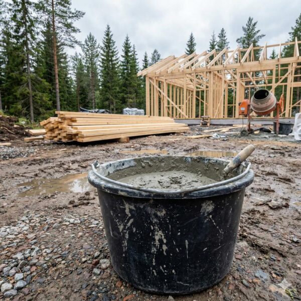 Rakennuspalju 40 L vahvistettu metallisanka kuvituskuva