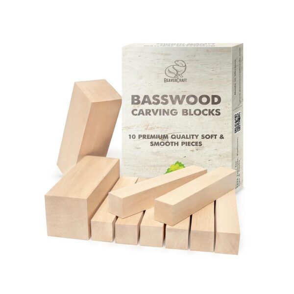 BeaverCraft Aihio kaivertamiseen lehmus 10 kpl / pkt BeaverCraft Aihio kaivertamiseen lehmus 10 kpl / pkt