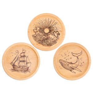 BeaverCraft lasinalunen DIY polttopiirustussarja BeaverCraft lasinalunen DIY polttopiirustussarja lopputulos