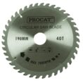 Pyörösahanterä Procat 190 x 40H  keskiö 30 prikka 16 mm