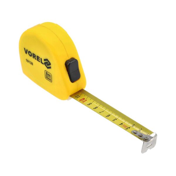 Vorel Rullamitta 8 m x 25 mm muovirunko Vorel Rullamitta 8 m x 25 mm muovirunko