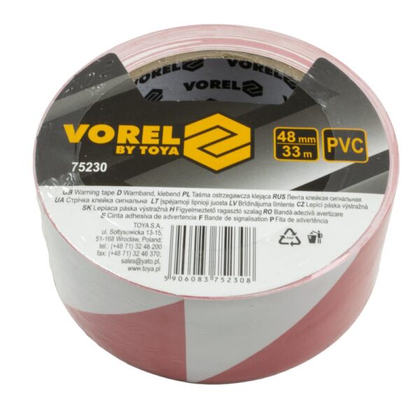 Vorel Varoitusteippi Vorel varoitusteippi pakkauksessa