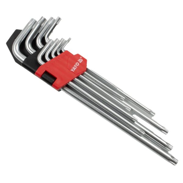 Yato Torx avainsarja pitkä 9-os T10-T50 52-55 HRC Yato Torx avainsarja pitkä 9-os T10-T50 52-55 HRC