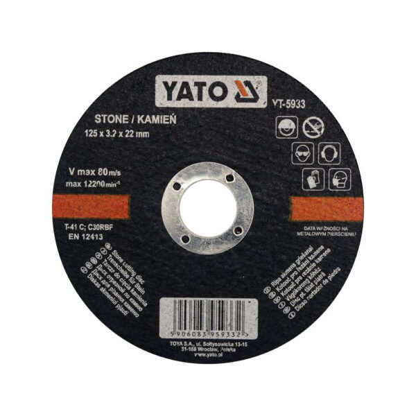 Yato Katkaisulaikka kivelle 125 x 3.2 mm 5 kpl / pkt