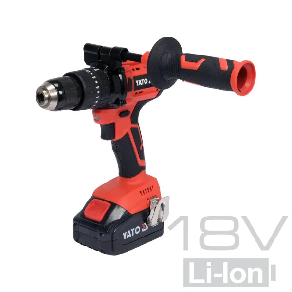 Yato Akkuiskuporakone 18V 75Nm + 3 AH akku ja laturi sarja Yato Akkuiskuporakone 18V 75Nm + 3 AH akku ja laturi sarja
