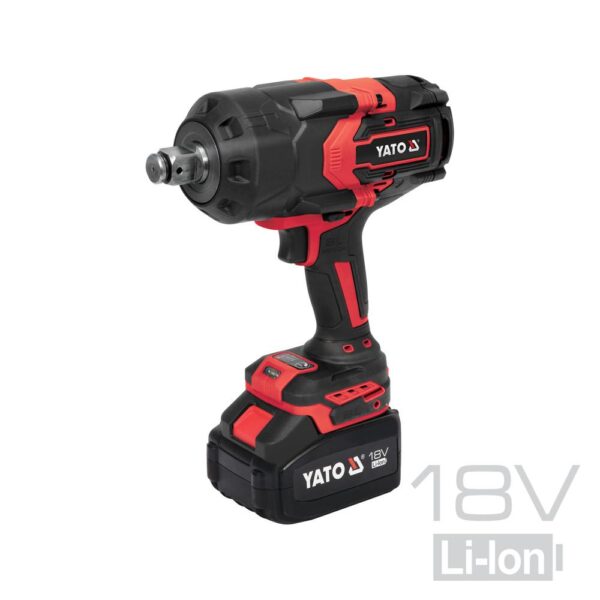 Yato Akkumutteriväännin 18V 2400Nm + 6 Ah akku ja laturi Yato Akkumutteriväännin 18V 2400Nm + 6 Ah akku ja laturi