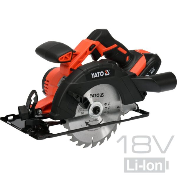Yato Käsisirkkeli 18V 165 mm 2Ah akulla + terä