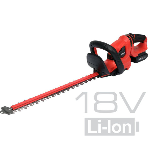 Yato Akkupensasleikkuri 18V 45 cm + 2.0 Ah akku ja laturi Yato Akkupensasleikkuri 18V 45 cm + 2.0 Ah akku ja laturi