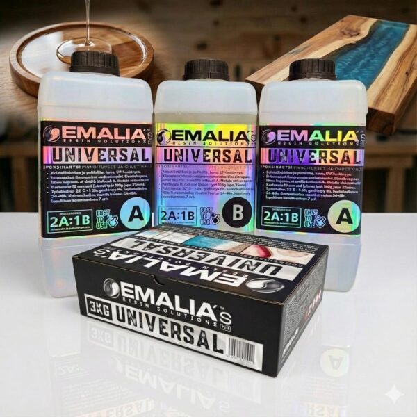 EMALIA Universal Epoksivalusarja EMALIA Universal Epoksivalusarja myyntipakkaus
