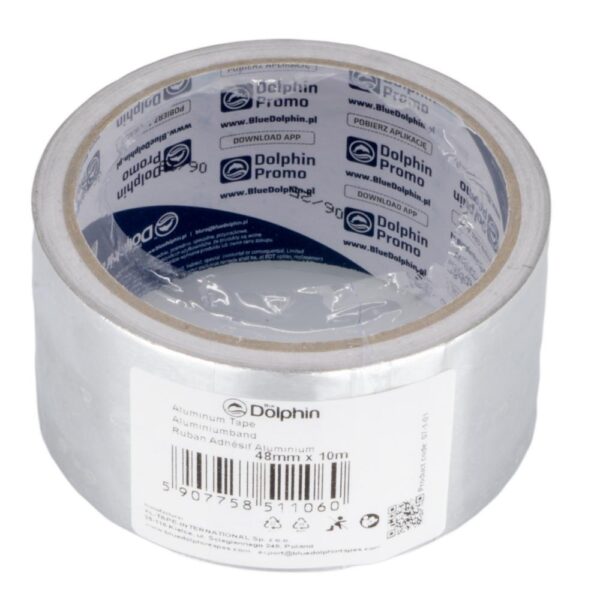 Blue Dolphin Alumiiniteippi HVAC 48 mm x 10 m -30°C / +120°C Blue Dolphin Alumiiniteippi HVAC 48 mm x 10 m -30°C / +120°C