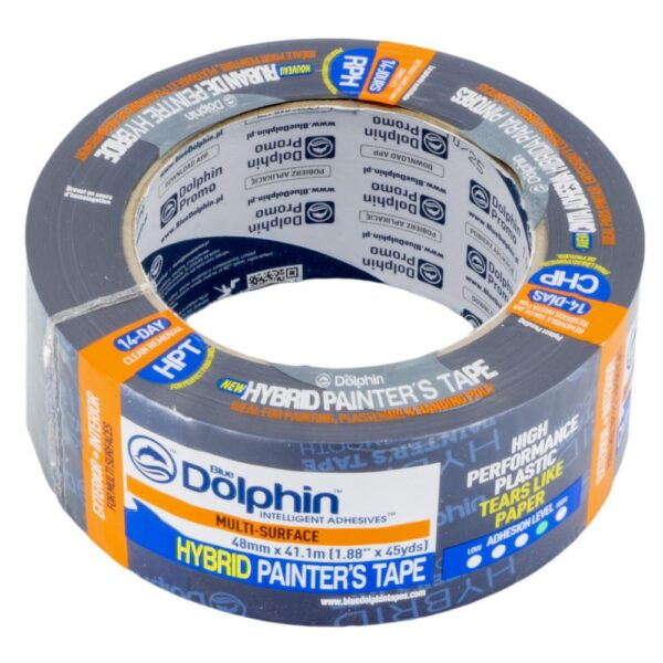 Blue Dolphin Hybrid teippi 48 mm × 41 m säänkestävä 14PV Blue Dolphin Hybrid teippi 48 mm × 41 m säänkestävä 14PV
