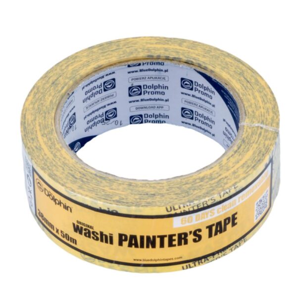 Blue Dolphin Maalarinteippi 38 mm × 50 m Washi 60PV Blue Dolphin Maalarinteippi 38 mm × 50 m Washi 60PV